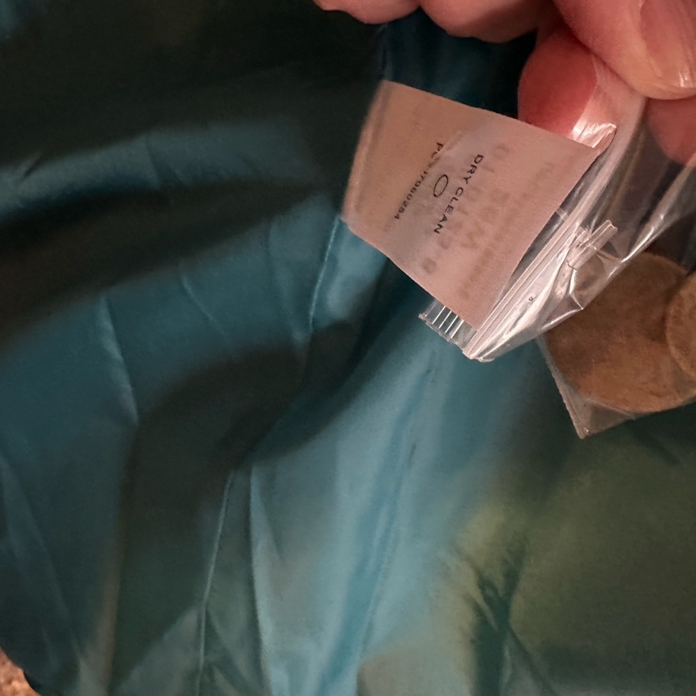 Roaman's Teal Wool Coat - Picture 8 of 11